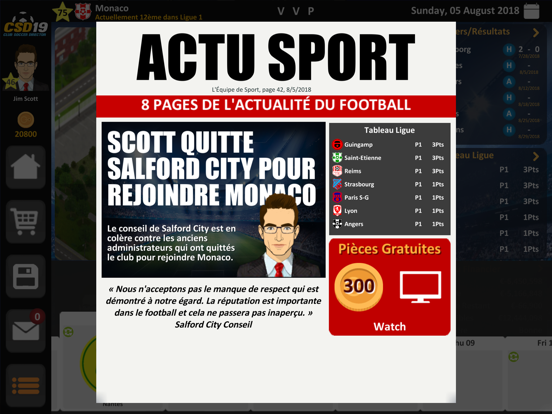 Screenshot #6 pour Club Soccer Director 2019