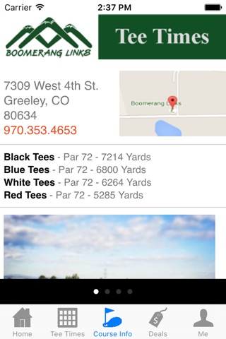 Boomerang Links Golf Tee Times screenshot 2