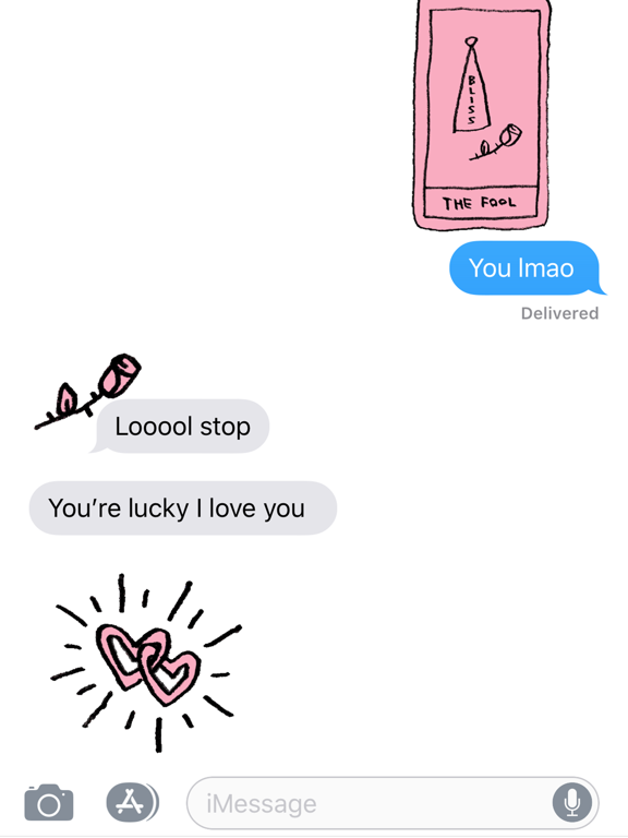 OK Tarot Stickers iPad screenshot 2 - Entertainment app