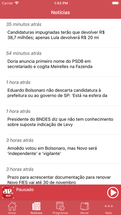Screenshot #3 pour Osório Jovem Pan Litoral 103,1