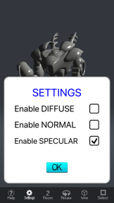 Model View 3D - OBJ viewer screenshot