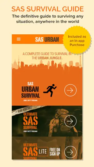 Captura de pantalla de SAS Urban Survival en iPhone 5