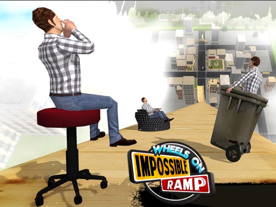 Screenshot #5 pour Wheels On Impossible Ramp