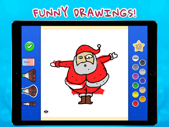 Coloring Your Xmas iPad screenshot 1 - Entertainment app