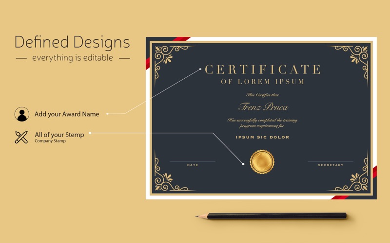 certificate templates by icert iphone screenshot 2