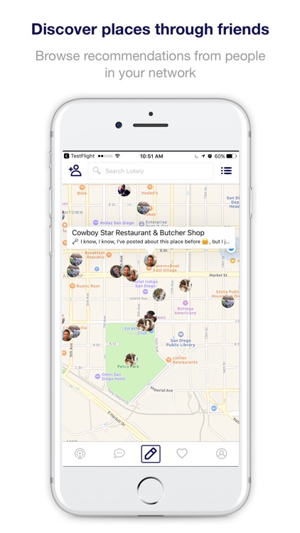 Lokely - Share Places on a Map