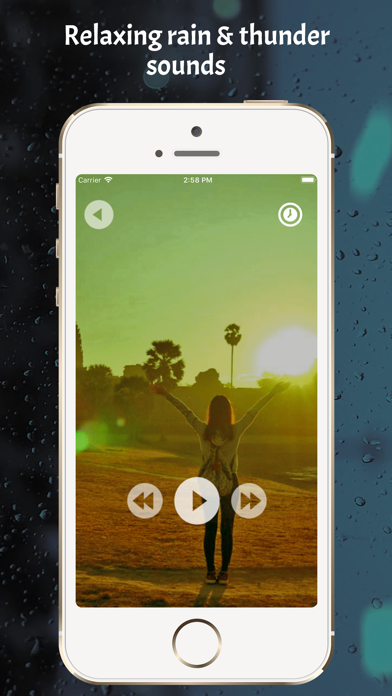 Dark Sky Relaxing Rain Sounds screenshot 4