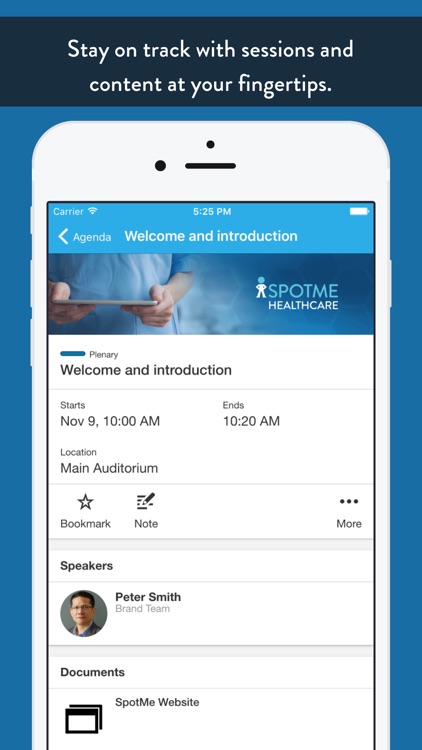 SpotMe Healthcare Event App screenshot-3