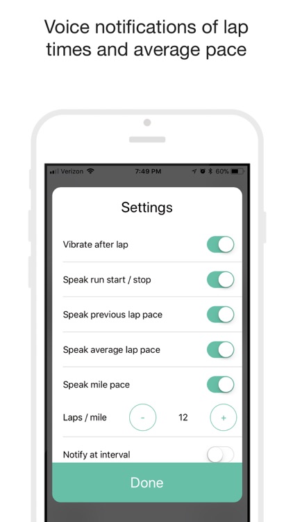 BetterMile - Lap Timer