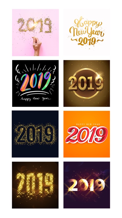 2019 New Year - Stickers