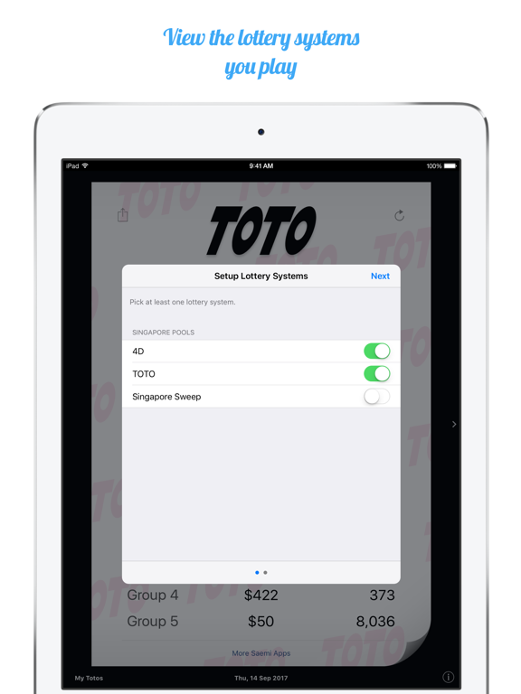 App screenshot