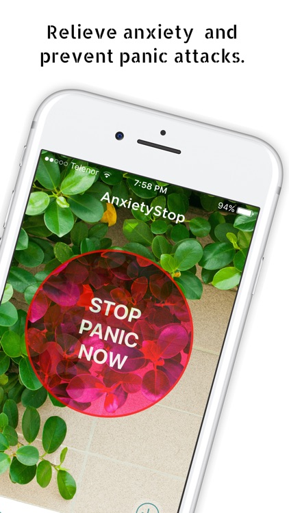 Anxiety Stop, panic attack aid