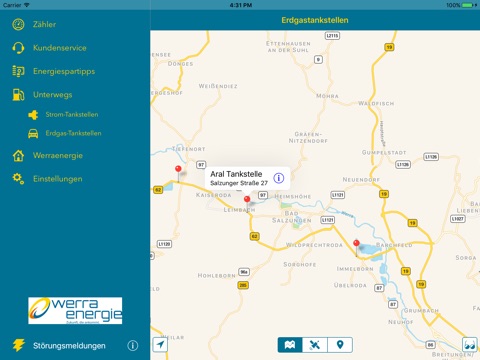 Werraenergie App screenshot 3