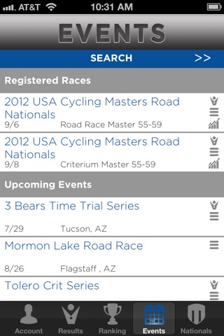 My USAC screenshot 4