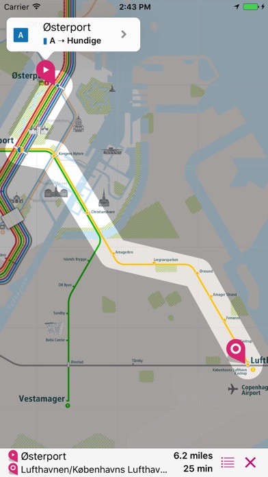 Copenhagen Rail Map Lite screenshot 3