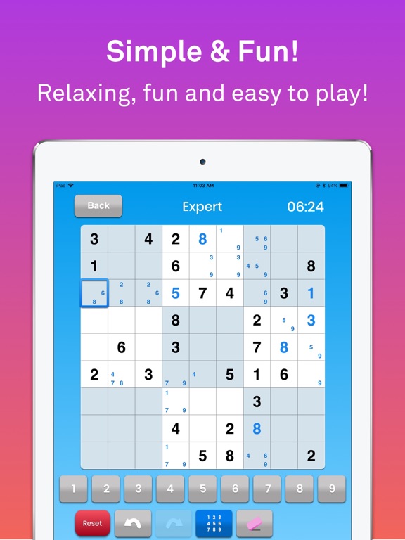 Sudoku классическая головоломк для iPad