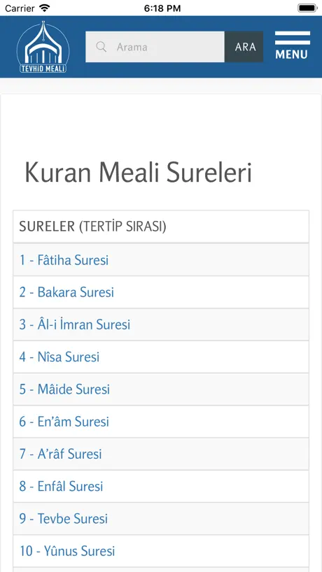 Tevhid Meali