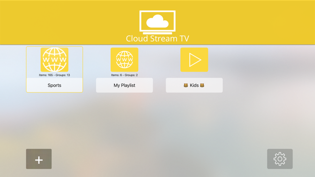 ‎Cloud Stream IPTV Player Screenshot