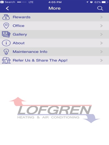 Lofgren HVAC screenshot 3