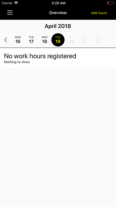 Time-Up app screenshot