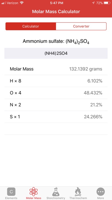 ChemCalc: Chemistry Calculator screenshot 3