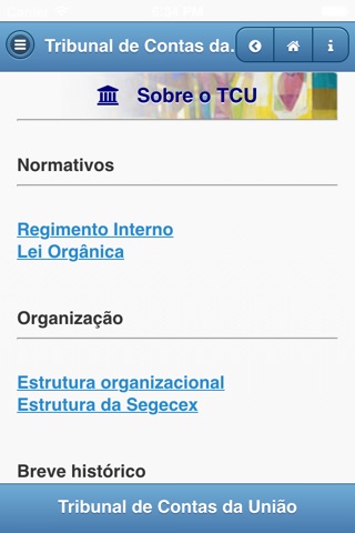 Tribunal de Contas da União screenshot 4