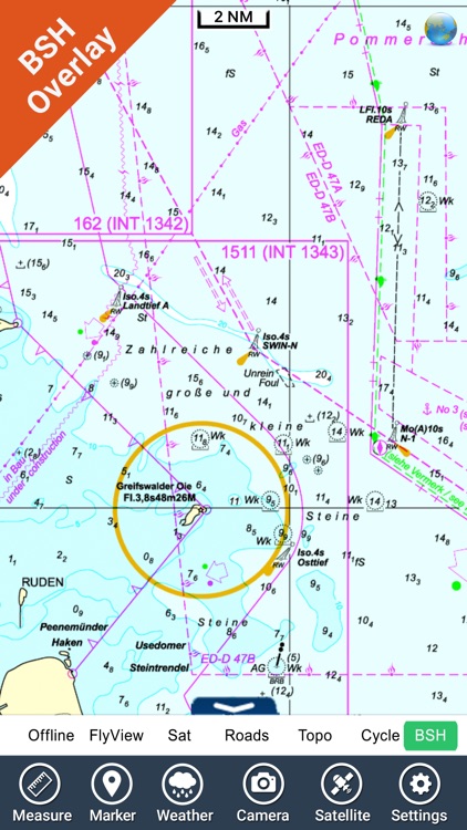 Marine: Germany - GPS Map Navigator