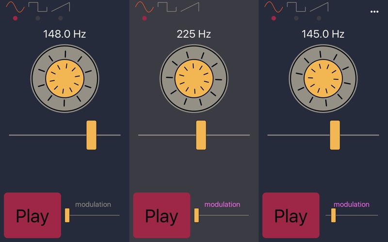 frequency sound generator iphone screenshot 2