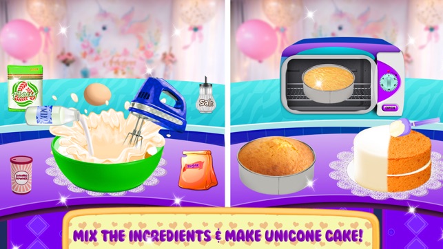 Unicorn Food Party Cake Slushy(圖2)-速報App