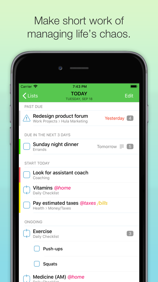 #1. The Hit List (iOS) Podle: Karelia Software LLC