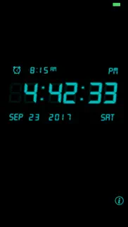 alarm night clock / music iphone screenshot 1
