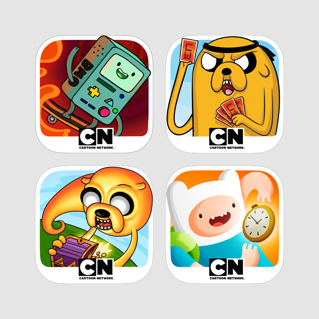 All Adventure Time Apps - (Video Game Evolution) 