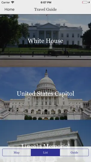Washington D.C. - Travel Guide iPhone Screenshot 2