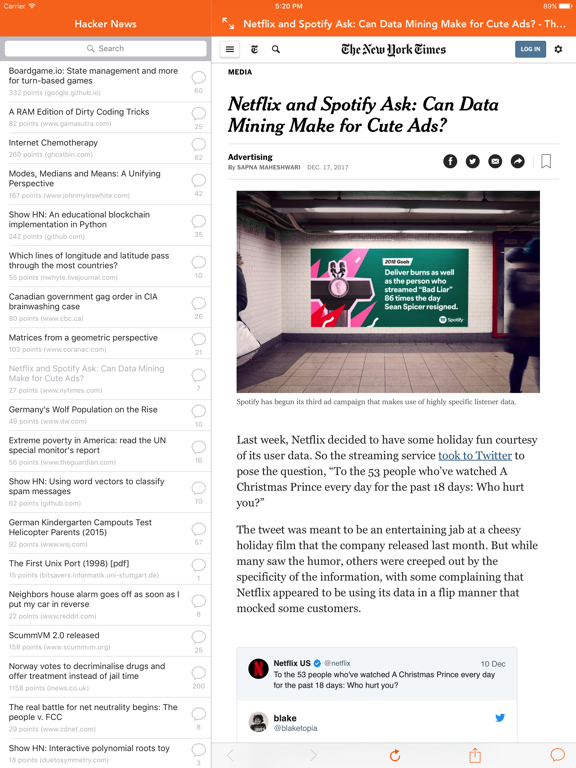 Screenshot #4 pour Simple Reader for Hacker News