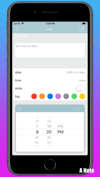 App screenshot
