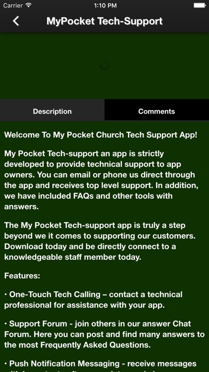My Pocket Church Tech Support