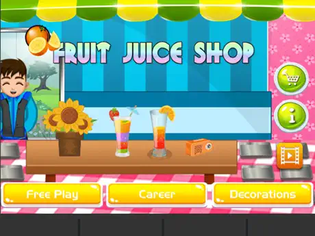 Fruit juice drink menu maker - cooking game