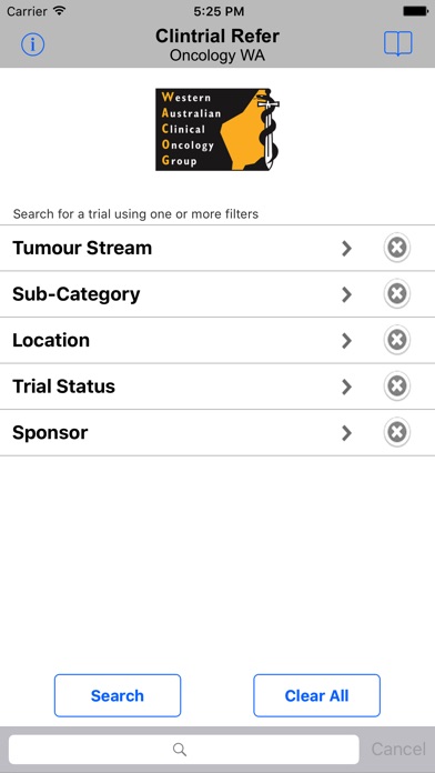 Clintrial Refer Oncology WA screenshot 2