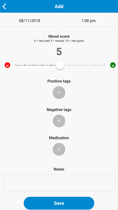 Mood Log - Track your Mood screenshot 2