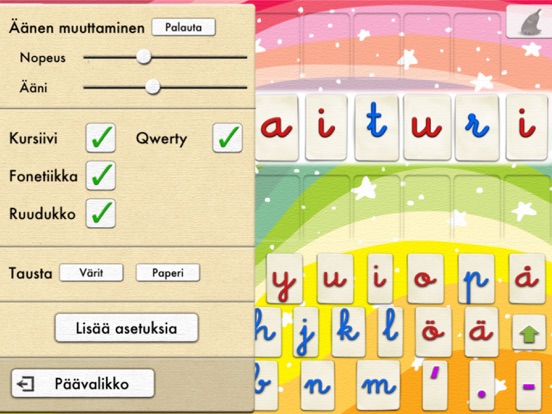 Finnish Word Wizard iPad screenshot