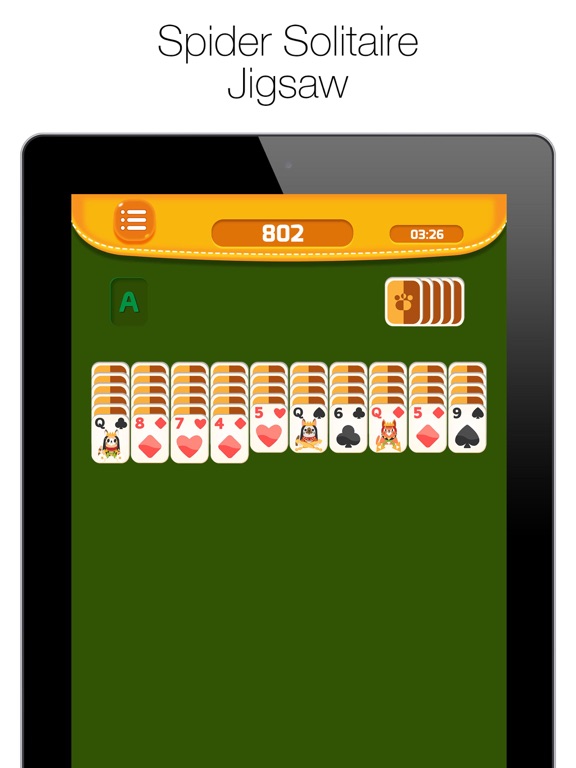 Screenshot #4 pour Spider Solitaire - Jigsaw