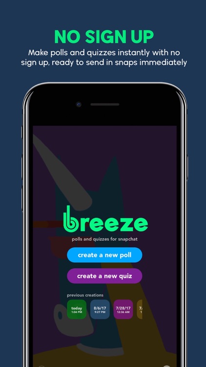 Breeze – Polls and Quizzes for Snapchat