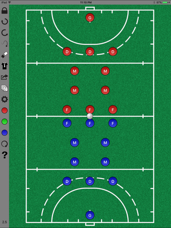 Field Hockey WhiteBoard App voor iPhone, iPad en iPod touch AppWereld