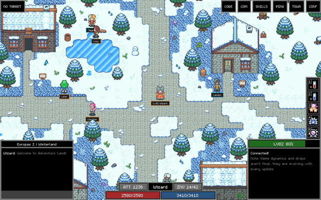 Adventure Land - CODE MMORPG(圖1)-速報App