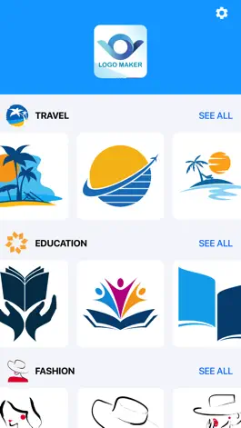 Game screenshot Logo Maker & LogoShop apk