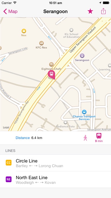 Screenshot #2 pour Singapore Rail Map Lite