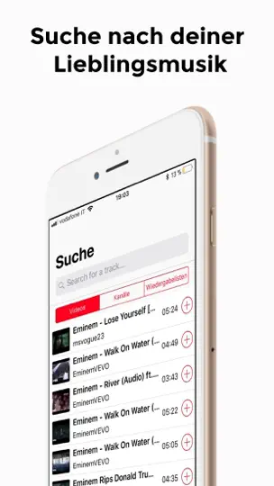 Screenshot von FMusic - Musik Player auf dem iPhone 1