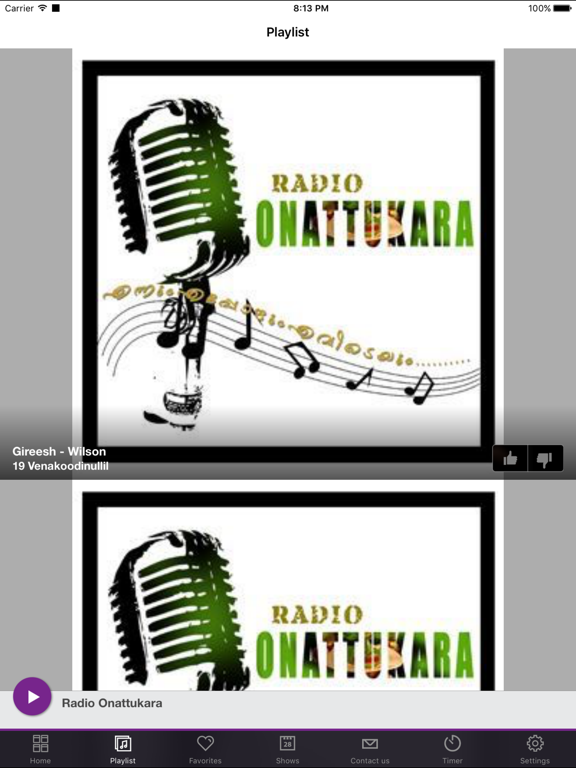 Screenshot #5 pour Radio Onattukara