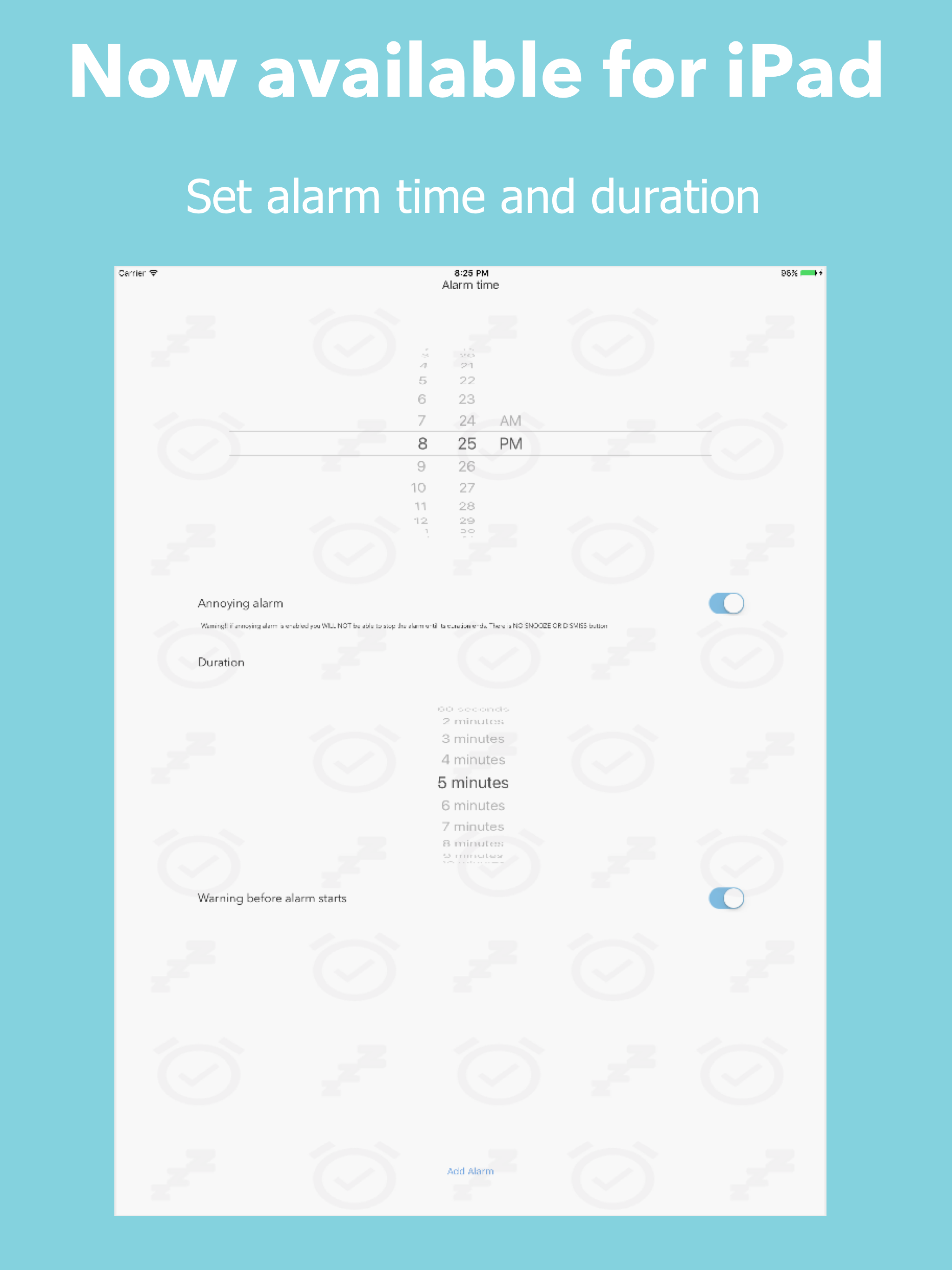 Loud Alarm Clock - Can't be snoozed or stopped