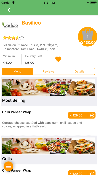 FoodTaxi - Food Ordering App screenshot 3